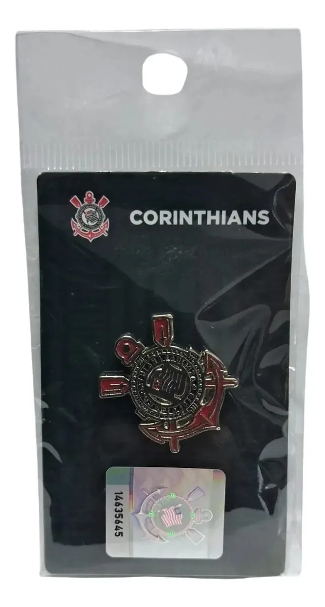 Broche Redondo Corinthians 2,2 Cm Metal Torcedor