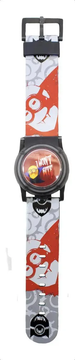 Relógio De Pulso Com Luz Minions Vampiro