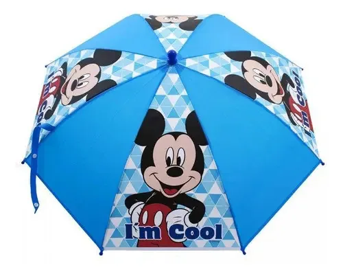Guarda Chuva Infantil Azul Mickey - Disney