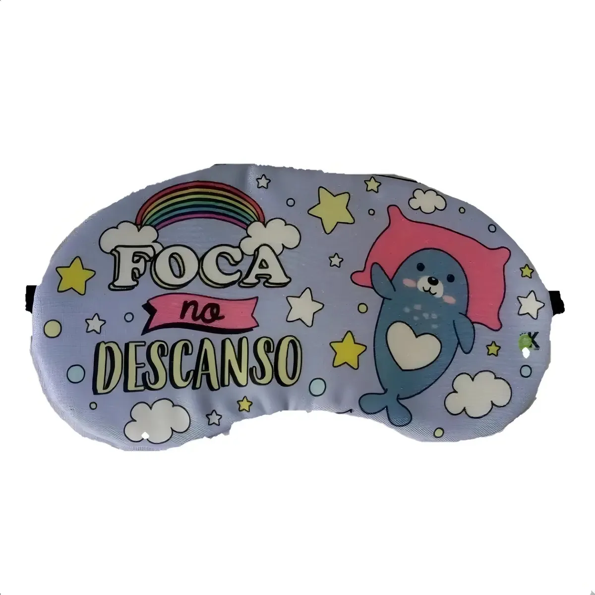 Máscara De Dormir Tapa Olho Viseira Foca No Descanso Cor Violeta