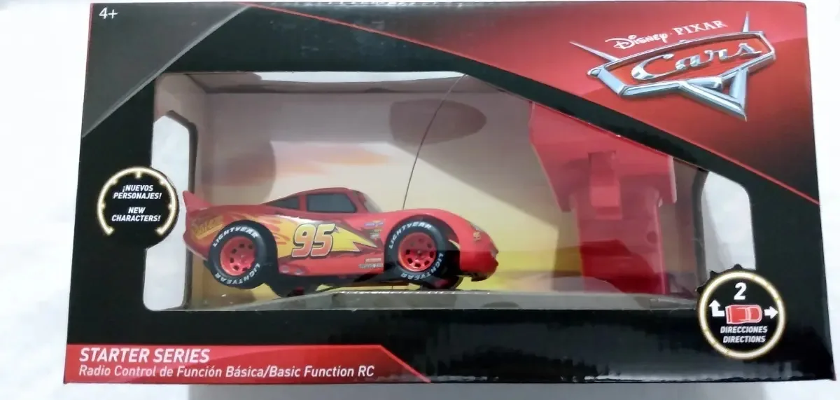 Carro de controle remoto Disney Queen Starter Series Lightning Mac