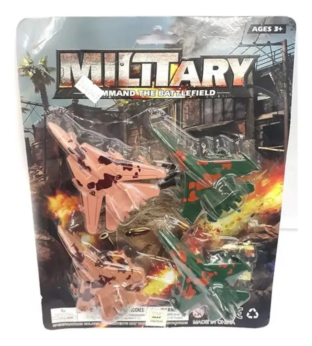Aviões Militares - Infantil 4 peças