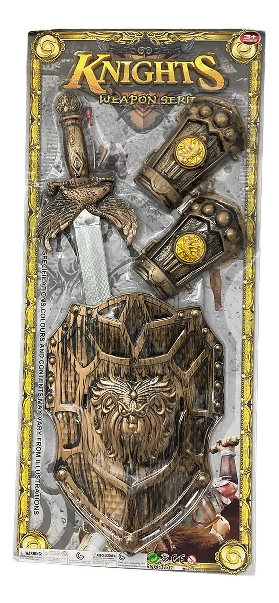 Conjunto de espada, garra e escudo Ploppy 361105