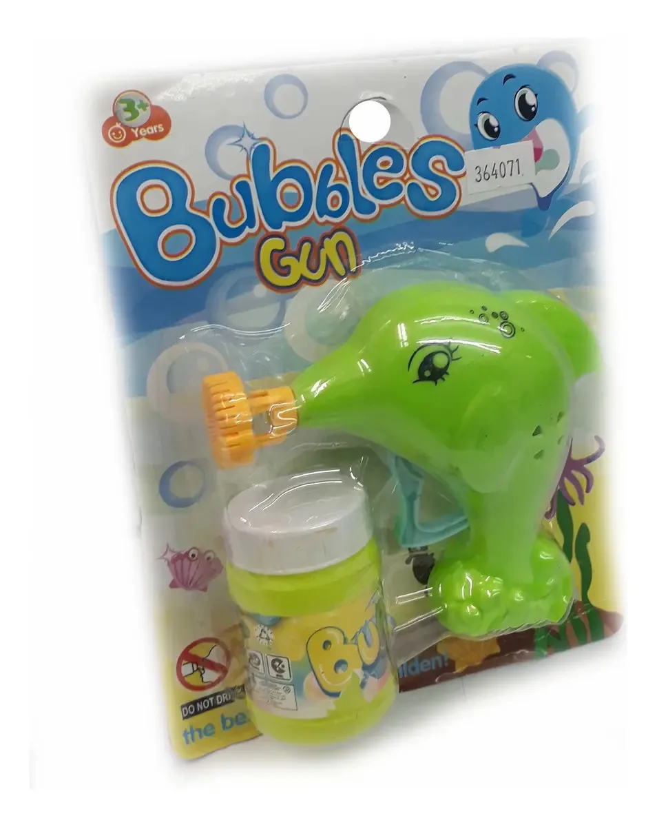 Brinquedo bolha de pistola Dolphin Ploppy Dolphin