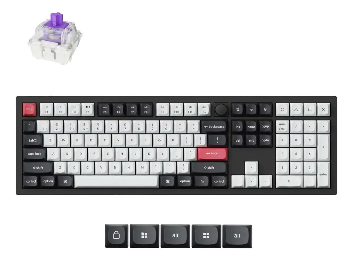 Keychron Q6: teclado mecânico, retroiluminado e ergonômico