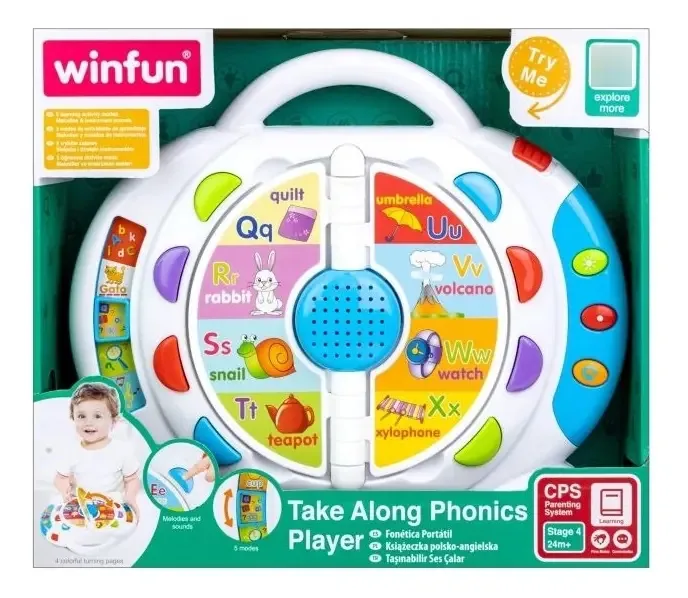 Livro interativo Winfat Aprenda o alfabeto