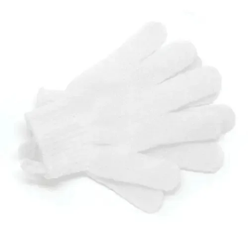 Basicare R 2170 Luva Esfoliante Branca