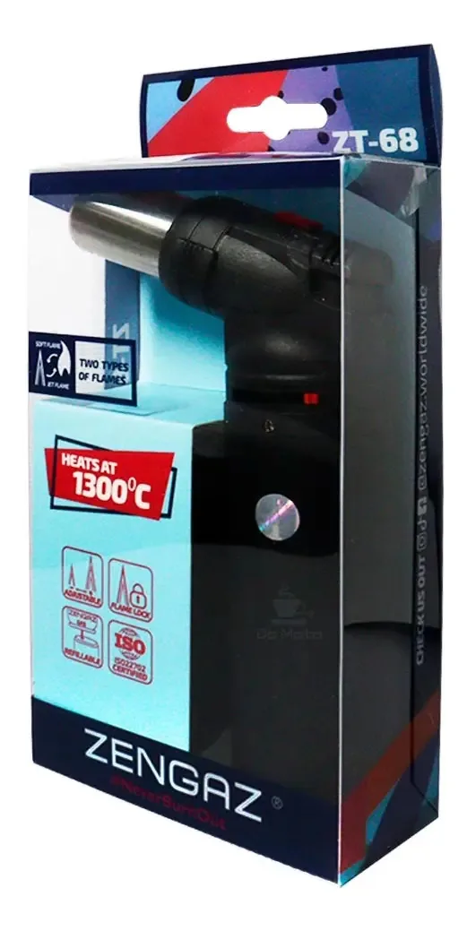 Maçarico Zengaz Pure Torch Zt 68 Flambar Comida Cozinha