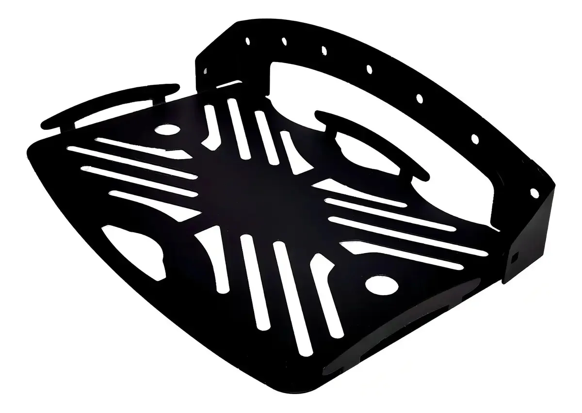 Suporte de prateleira de parede flutuante, consoles de DVD, alto-falantes, cor preta
