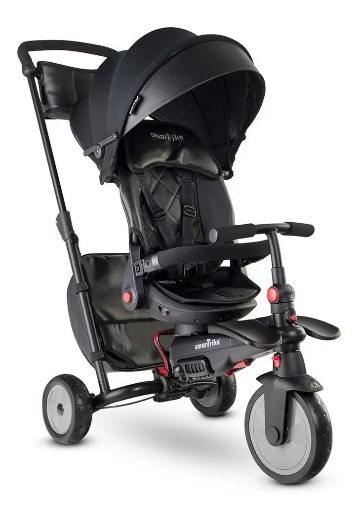 Triciclo multifuncional preto SmarTrike STR7