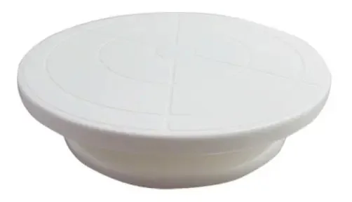 Base giratória para bolos de 28 cm de diâmetro branca