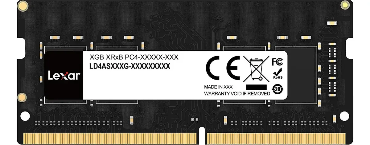 Memória RAM Lexar de 8 GB, Ddr4, 3200 Mhz, Sodimm para laptops de uso diário, atualização de desempenho (ld4as008g-b3200gsst)