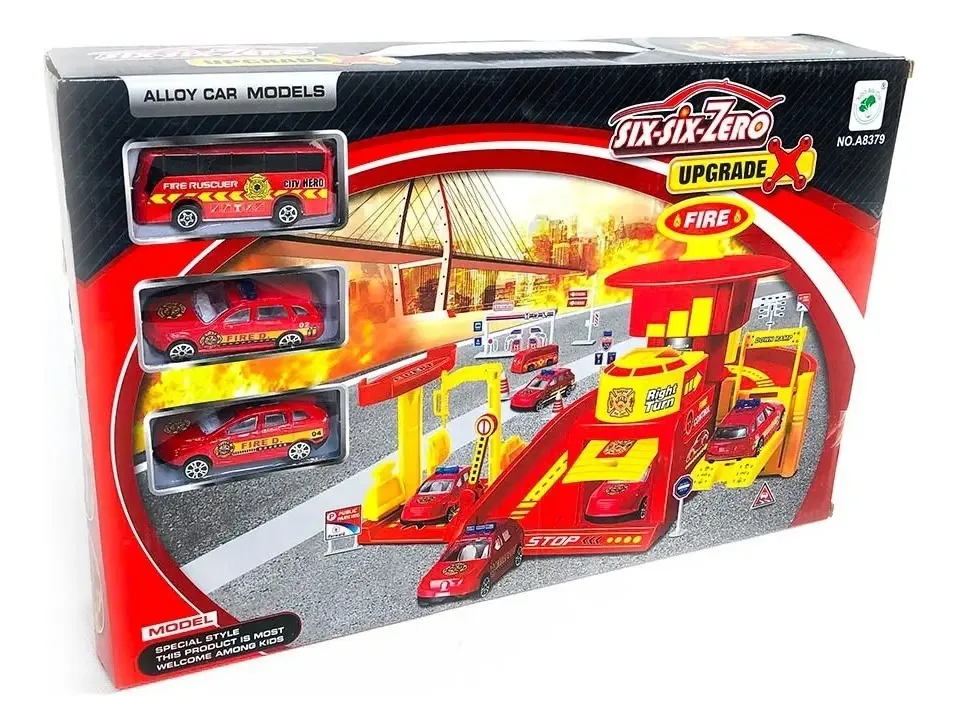 Brinquedo de Corpo de Bombeiros Grande, Corpo de Bombeiros, Carros e Acessórios