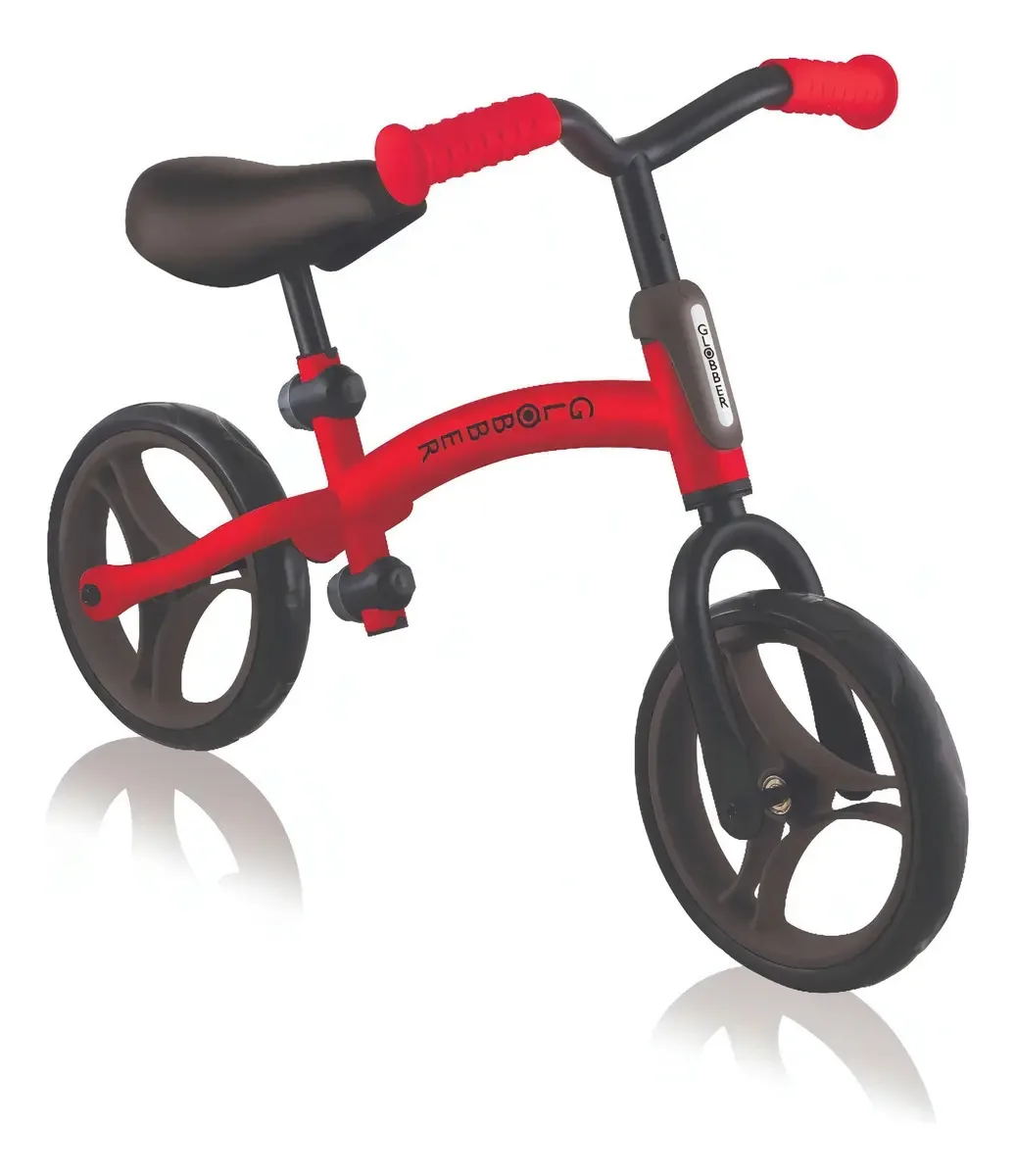 Camícula de bicicleta Globber Go Bike Balance sem pedais, cor vermelha