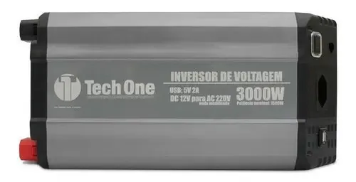 Inversor Conversor Techone 3000w 12v - 220v Usb