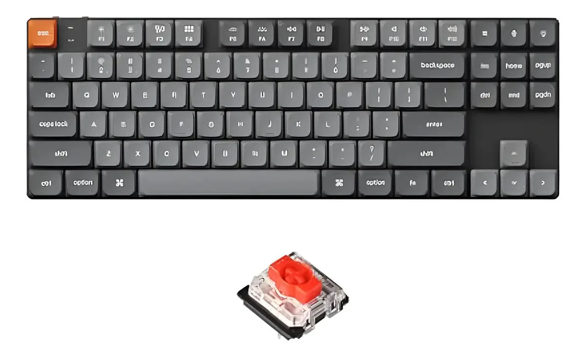 Teclado mecânico personalizado Keychron K1 Max com