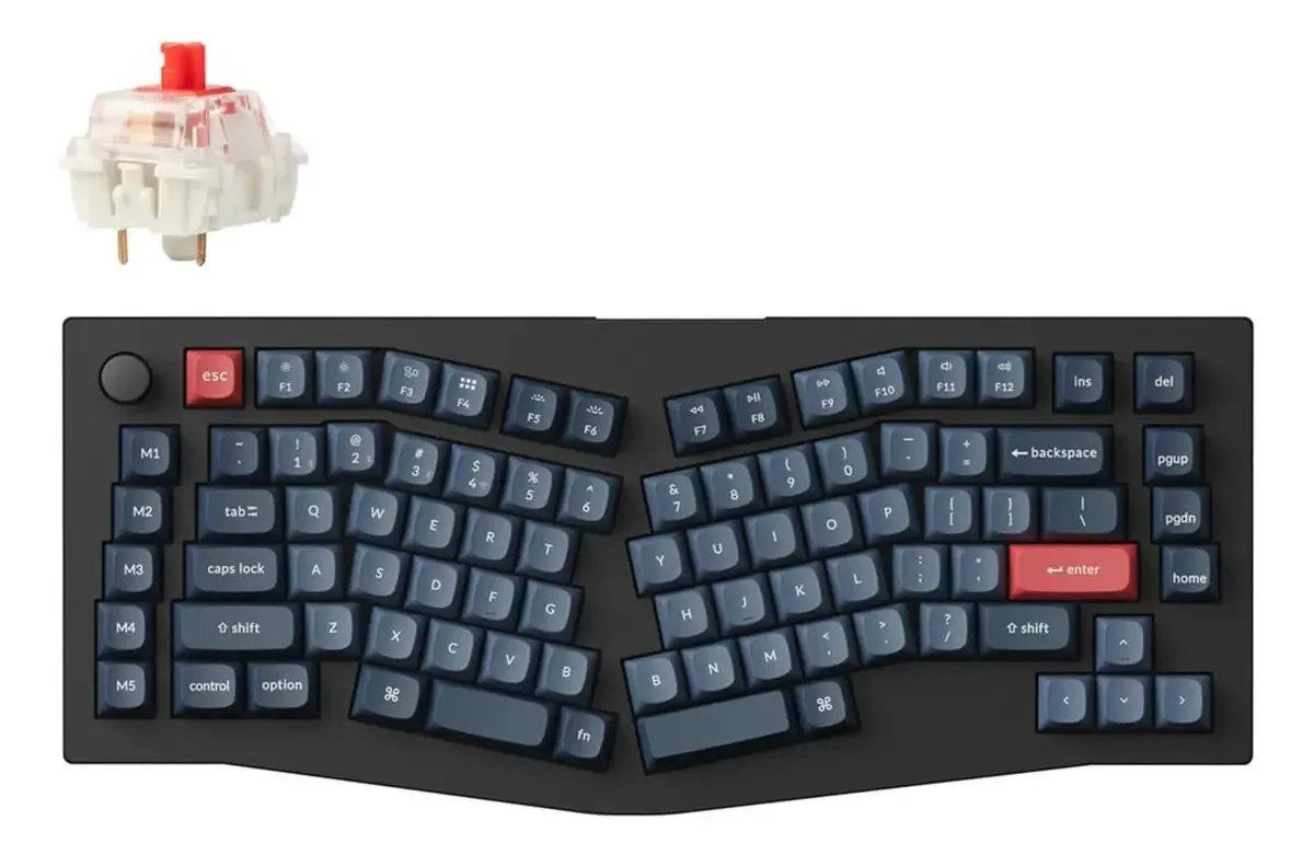 Teclado mecânico sem fio ergonômico V10 V10 Max, teclado