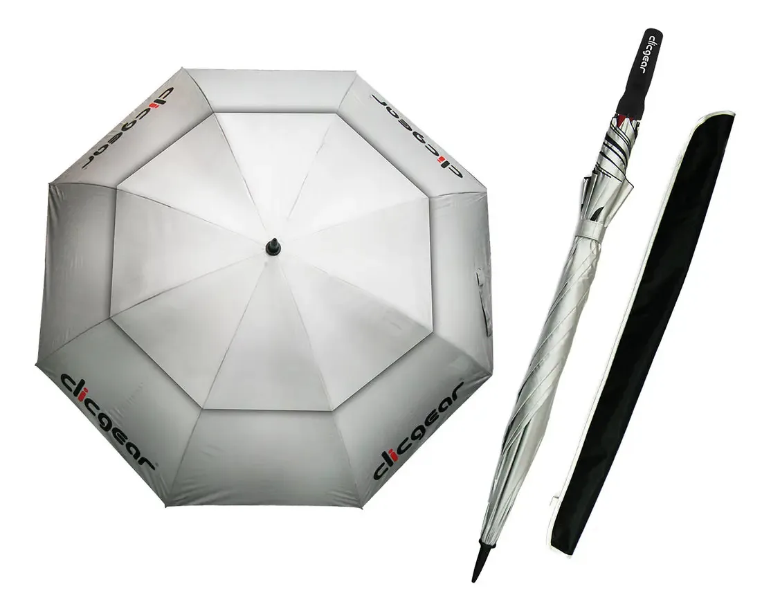 Guarda-chuva Clicgear Guarda-chuva de cor prata