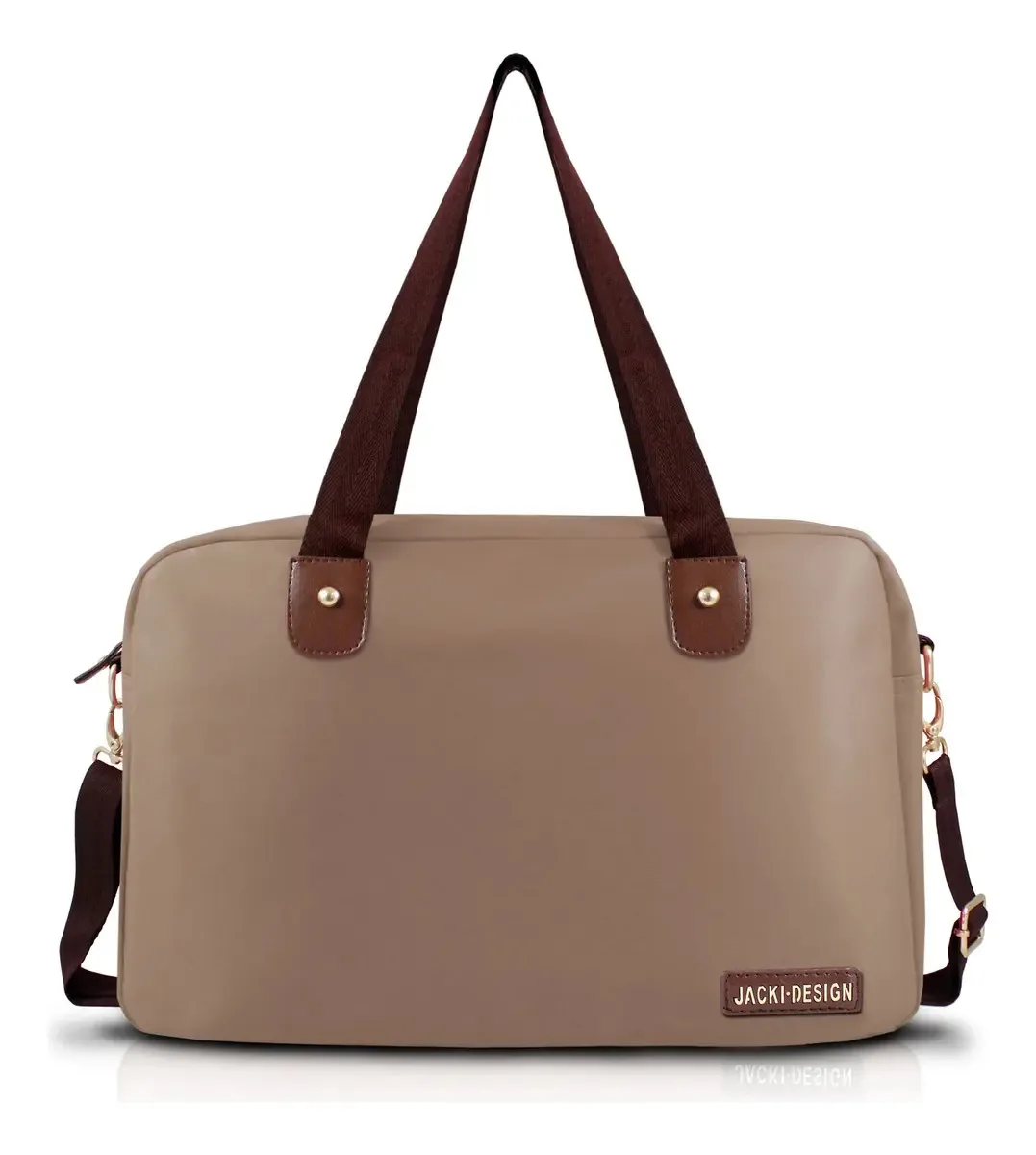 Bolsa De Viagem/ Academia Lisa Marrom
