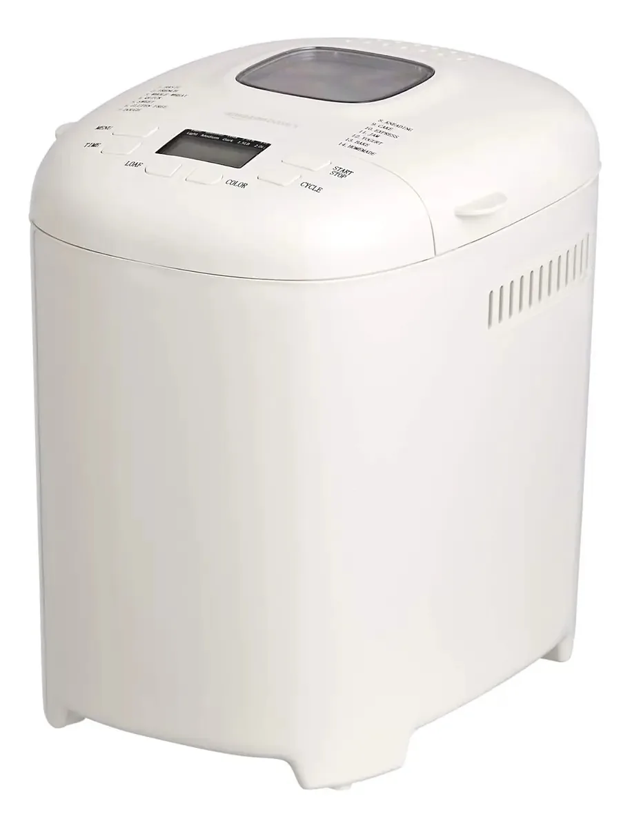 Máquina de fazer pão Amazon Basics, 550 W, 14 programas