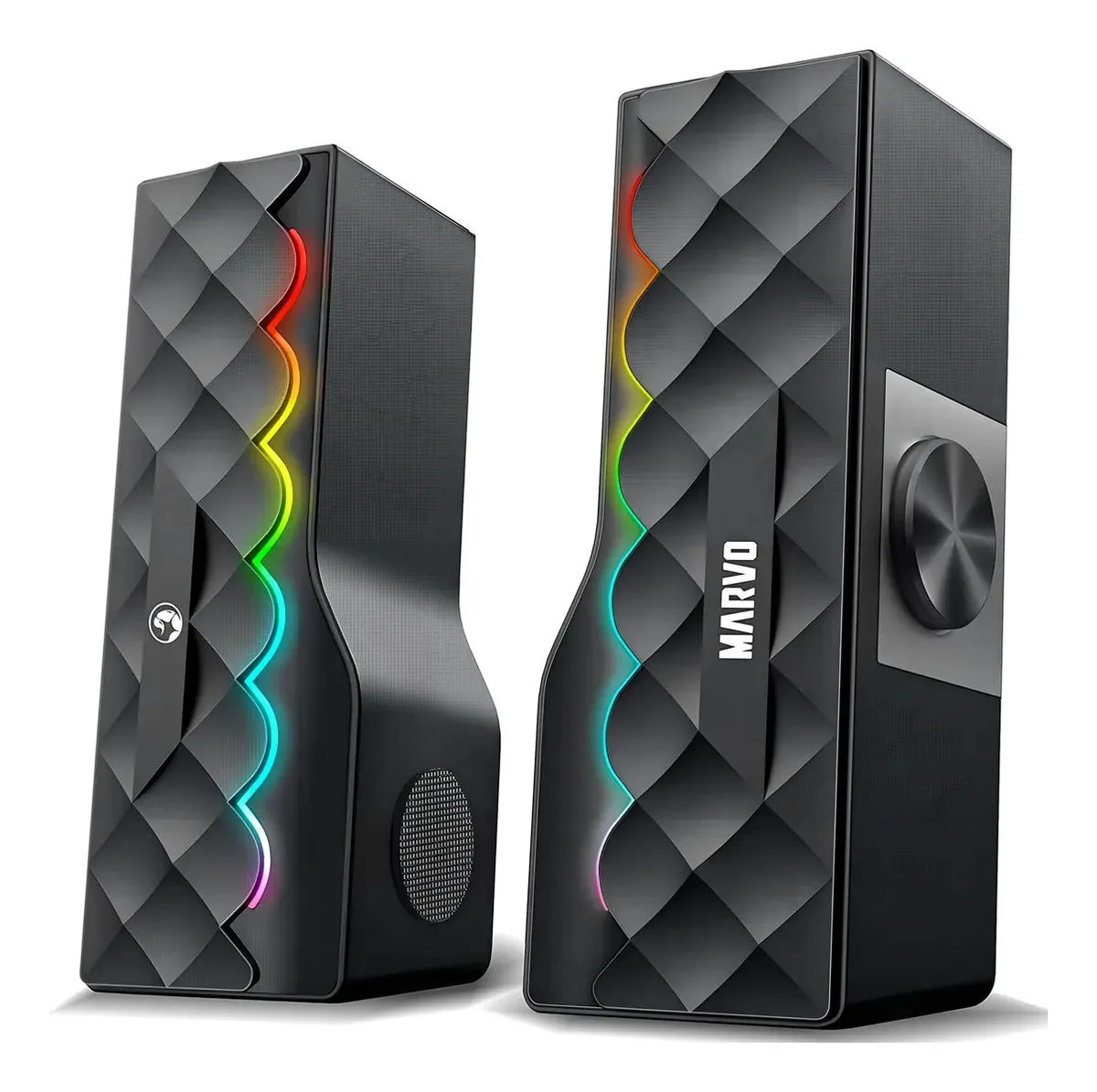 Alto-falantes de computador Marvo Alto-falantes para PC com cabo americano
