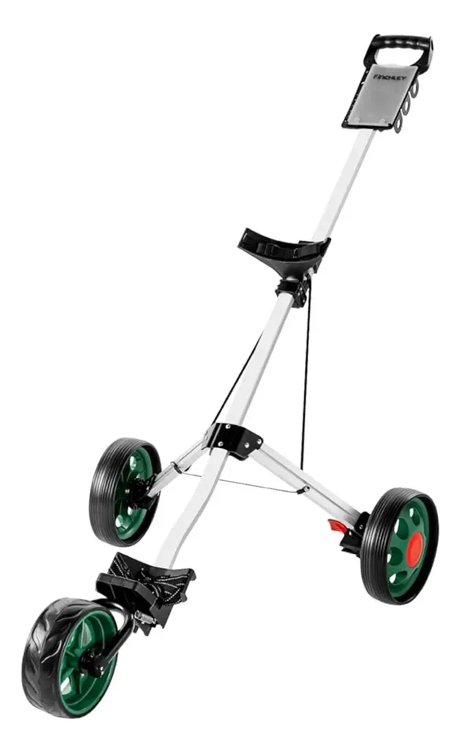 Golf Push Cart - Carrinho de golfe leve e de 3 rodas