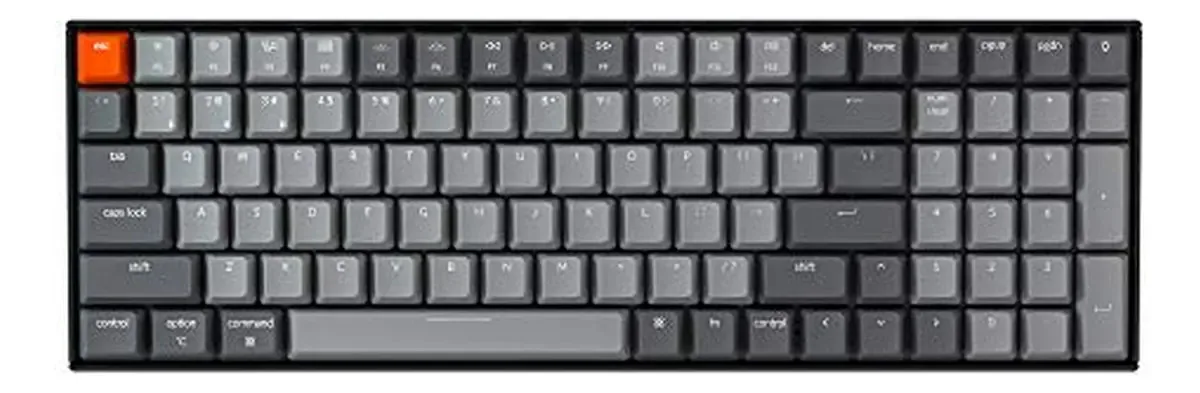 Teclado mecanico Keychron QWERTY cor preto