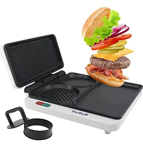 Máquina de fazer hambúrguer com prensa de hambúrguer e