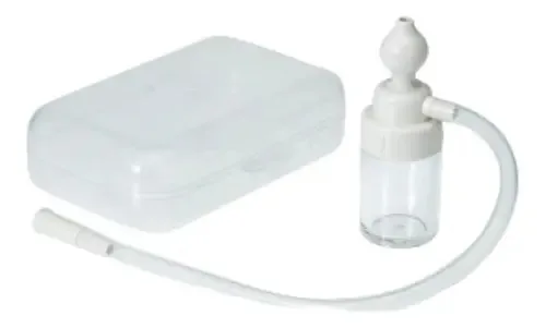 Aspirador nasal tipo tubo manual de cor transparente Pigeon