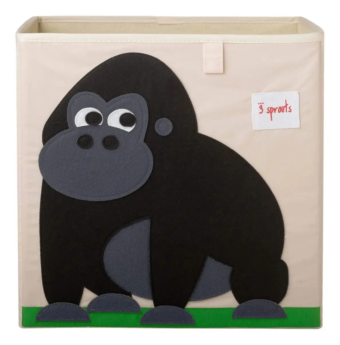 Caixa de armazenamento de 3 brotos, caixa de armazenamento, pacote. Cor Gorilla