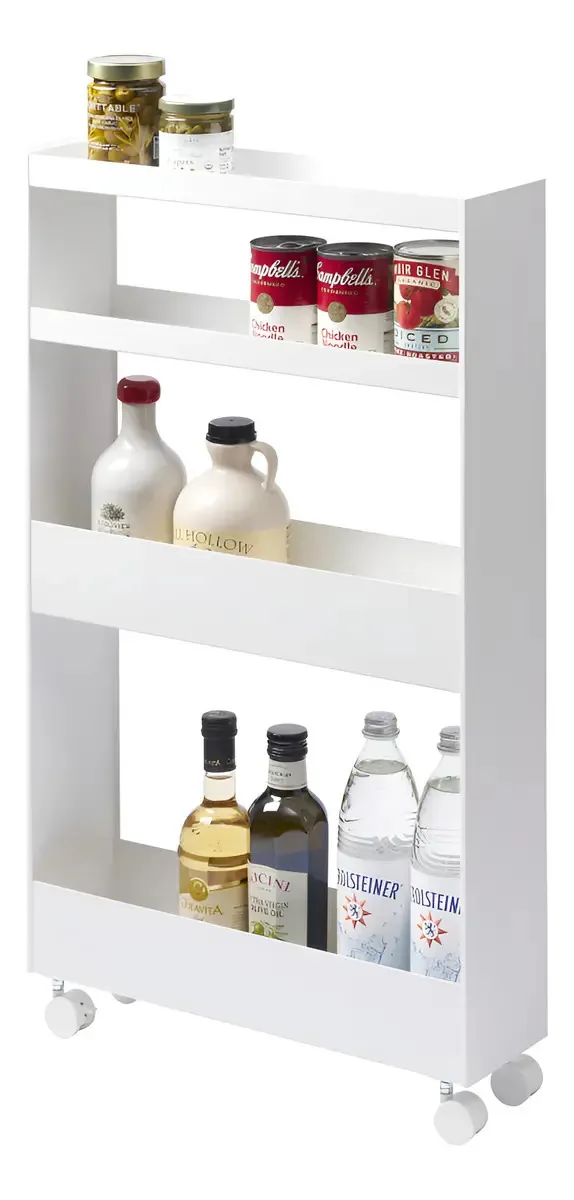Yamazaki Home Tower Slim - Carrinho de armazenamento com arruda