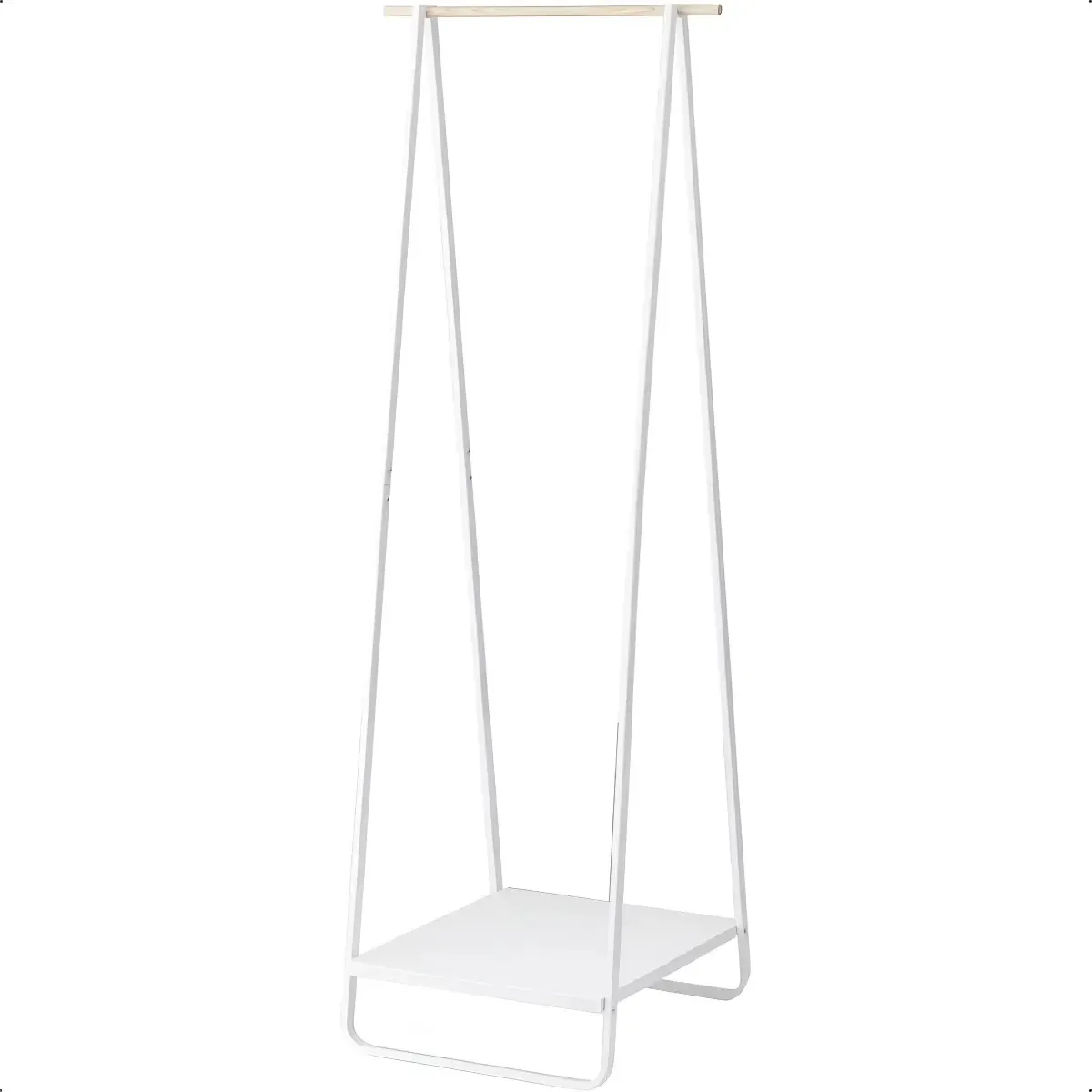 Suporte de metal Yamazaki com prateleira - branco