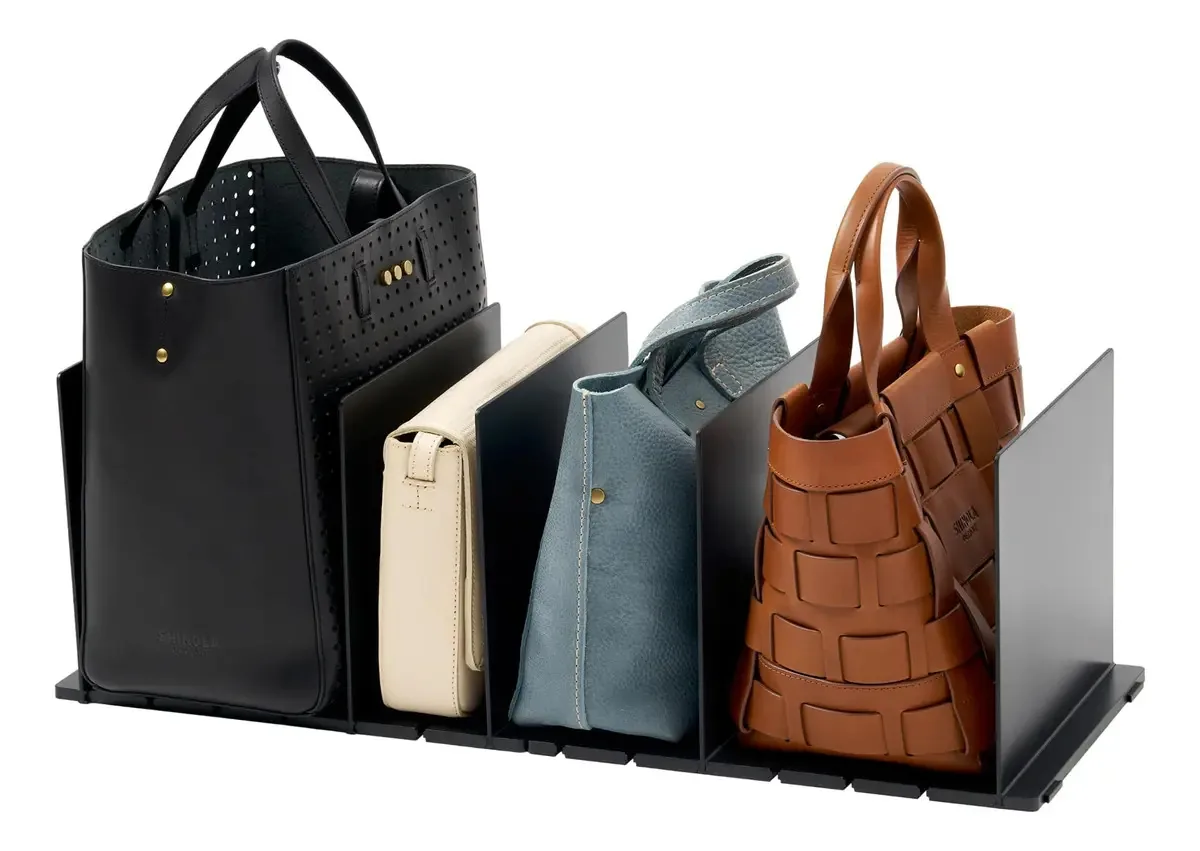 Organizador inteligente de bolsas e divisória de bolsas