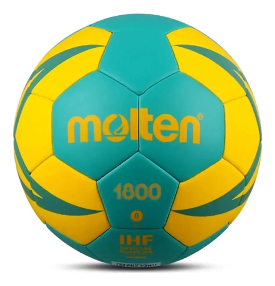 Bola Molten De Treinamento Handball Gy Hx1800 Ihf Approved Cor Verde/amarelo Tamanho Da Bola 3