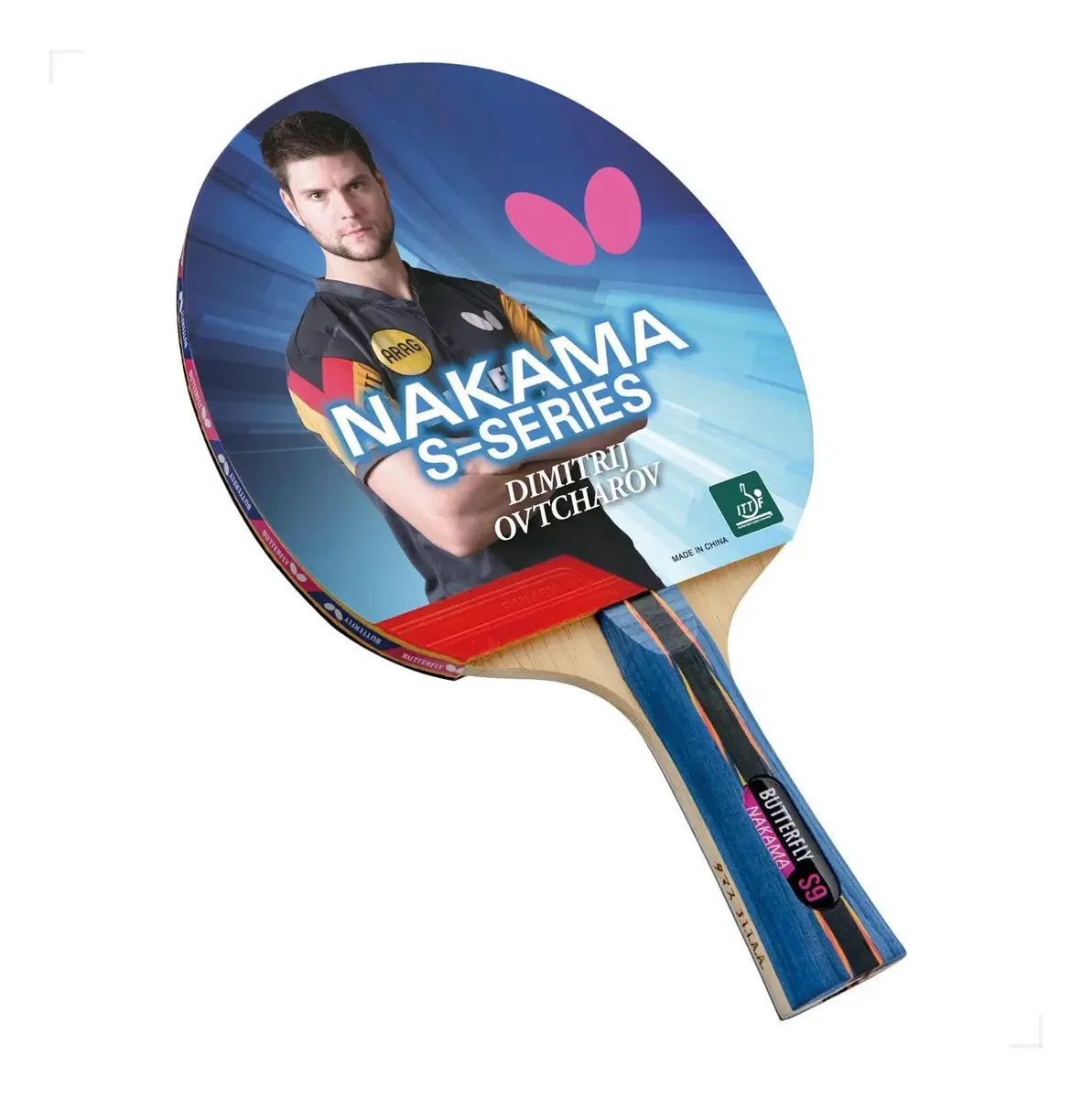 Butterfly Nakama S-9 - Raquete de tênis de mesa - Raquete