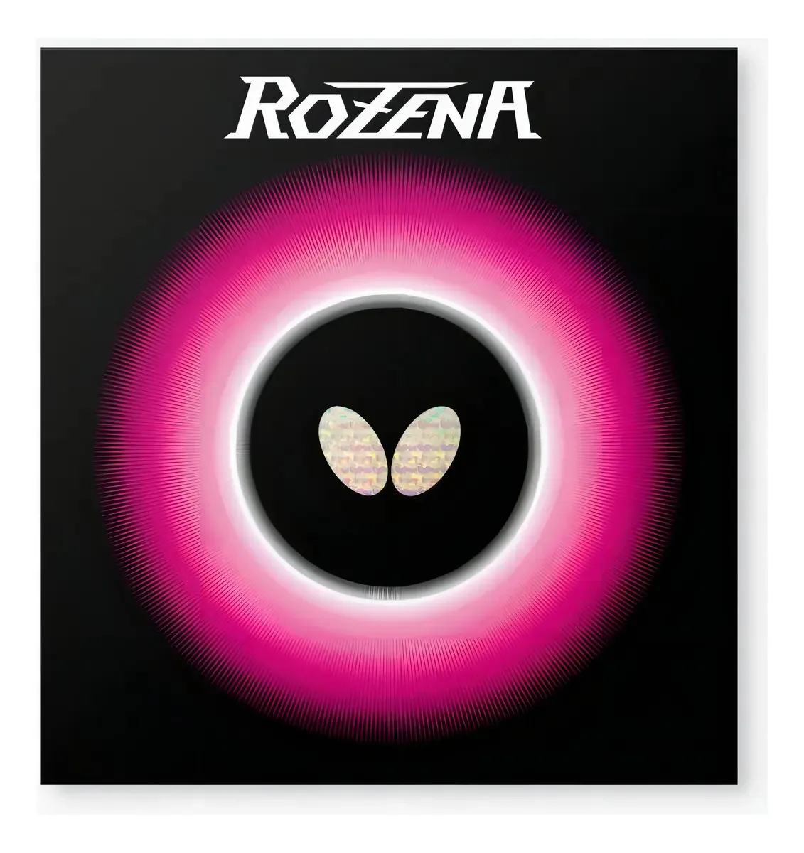 Borracha Butterfly Rozena 2.1mm Preta Raquete Tênis Mesa Controle Spin