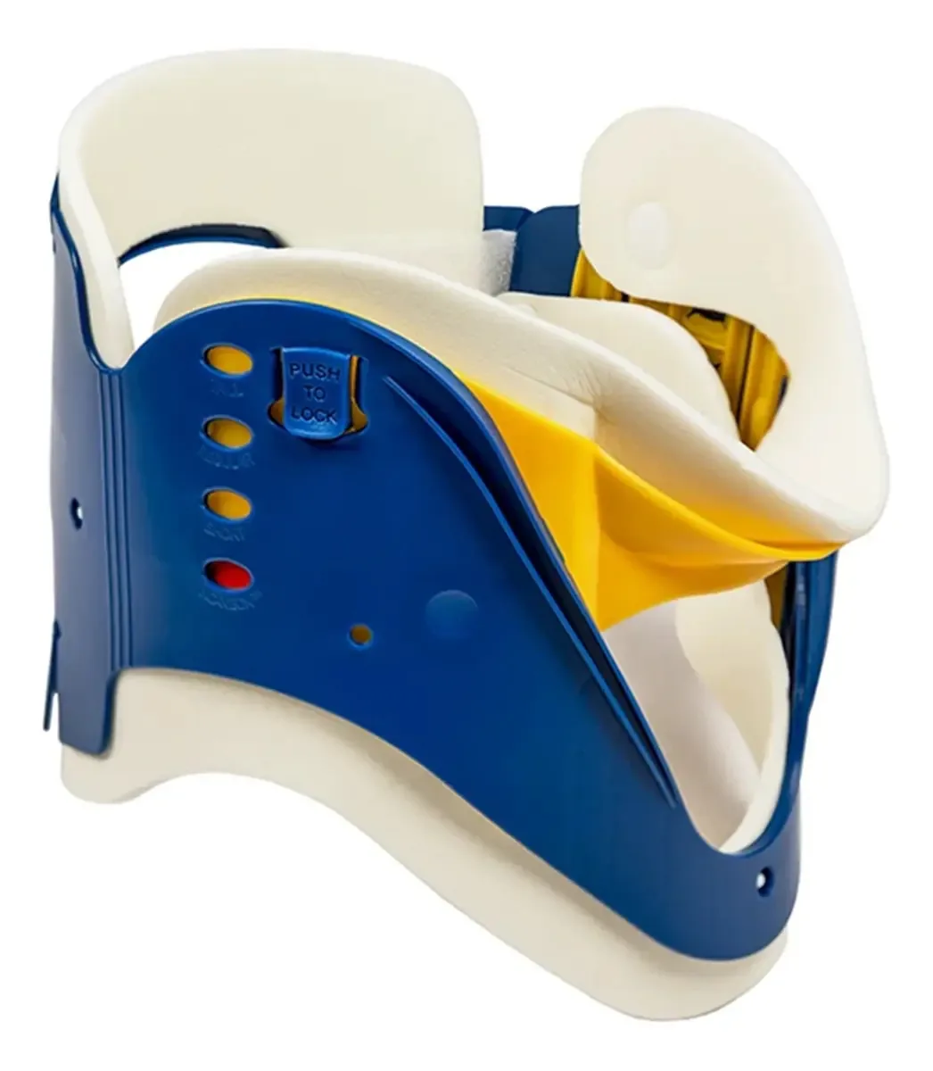 Colar cervical ortopédico adulto de tamanho grande para pescoço, imobilizador de emergência, suporte, alívio da dor no pescoço, alívio da dor no pescoço, trauma, uso médico, reabilitação, unissex,...