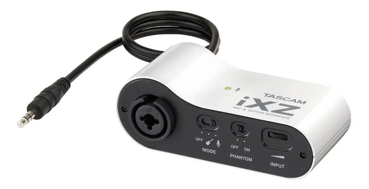 Interface De Microfone Guitarra Tascam Ixz