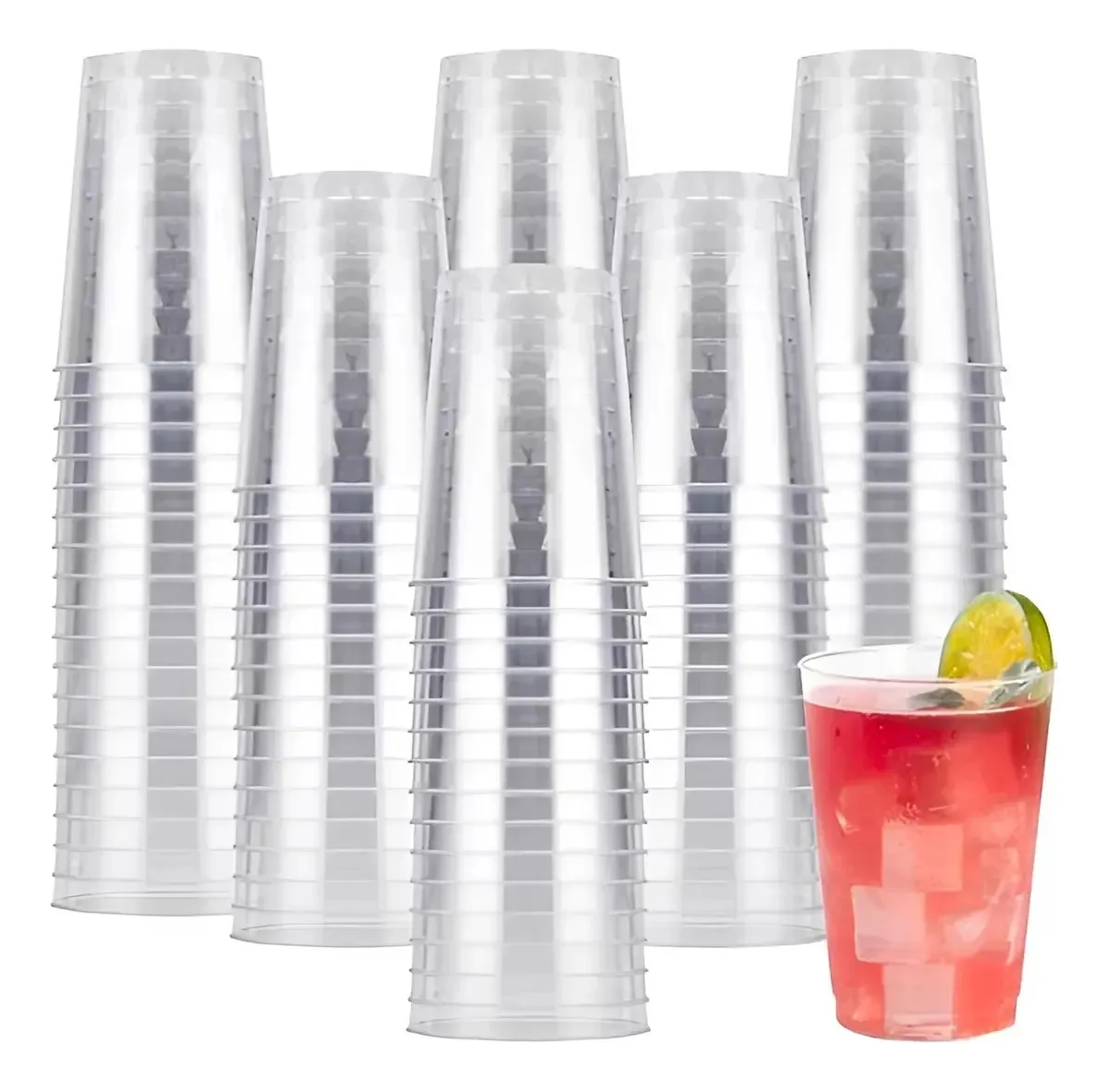 Copos de acrílico X30 Copos de plástico reutilizáveis Copos reutilizáveis de 299 ml/10 onças Copos de cerveja Copos de plástico Copos de acrílico Copos de confeiteiro grandes
