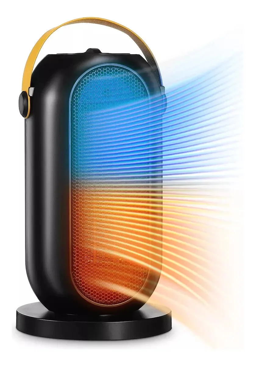 Aquecedor elétrico Laffael aquecedor de ar portátil 1500w preto PTC1500Q1