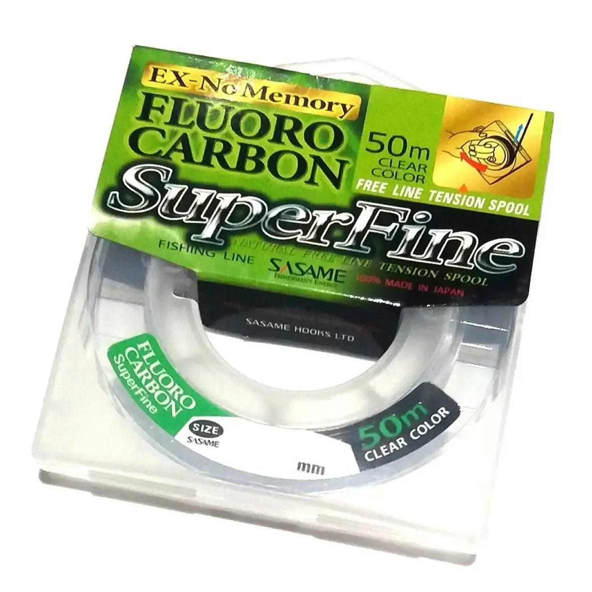 Linha de pesca transparente Sasame 0,20 mm