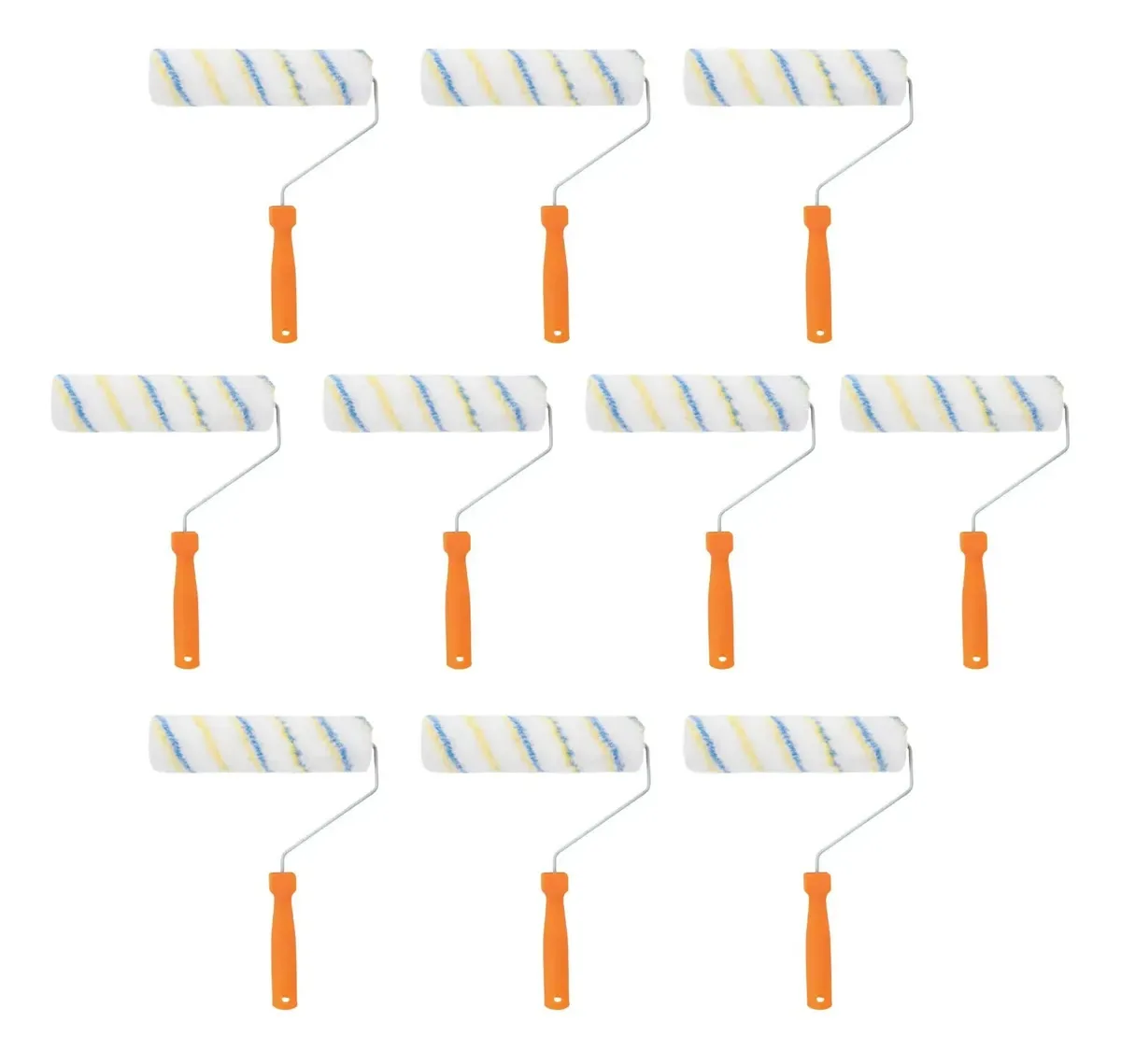 Conjunto de 10 rolos de alça de plástico Chiporro 26x35cm para pintura