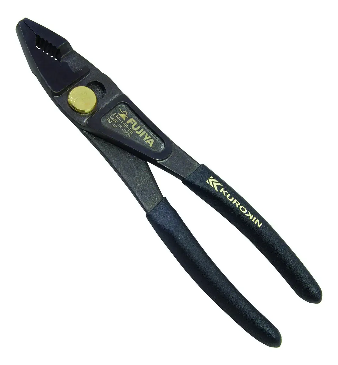 Alicate leve de combinação preto/dourado