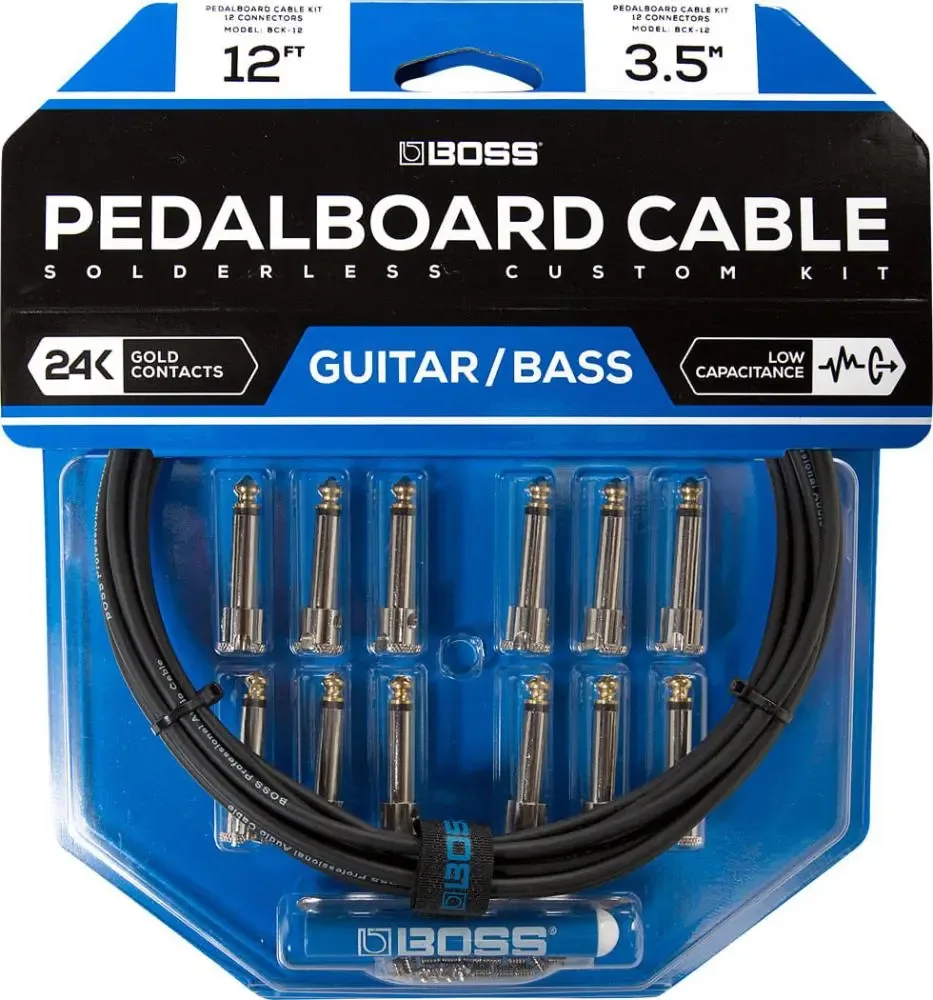 Bck-12 | Kit De Cabos Boss Para Pedaleira