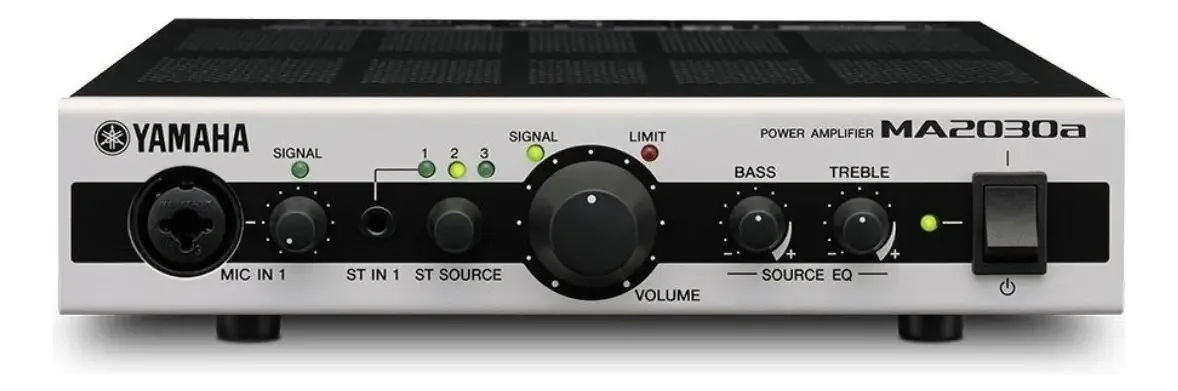 Amplificador Yamaha com saídas de e MA2030a