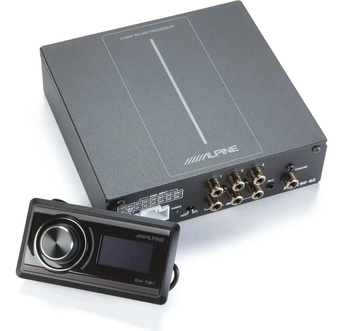 Equalizador de processador de áudio automático Alpine Pxe C6060 de 6 canais