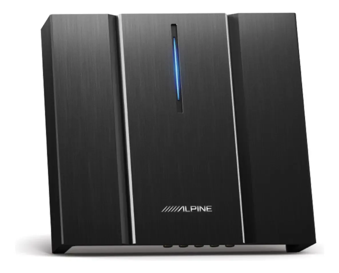 Processador equalizador Bluetooth Alpine Pxe R100-8 de 8 canais