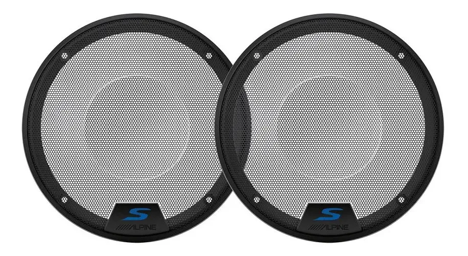 Par de grades de alto-falante Alpine de 6 polegadas KTE-S65g