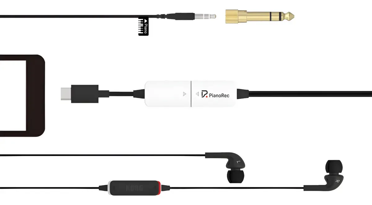 Gravador de Áudio Korg Pianorec Branco USB para Piano Digital