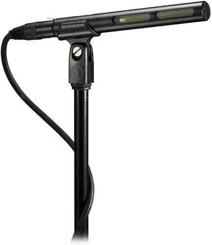 Microfone de produção Shotgun Audio Technica AT875r